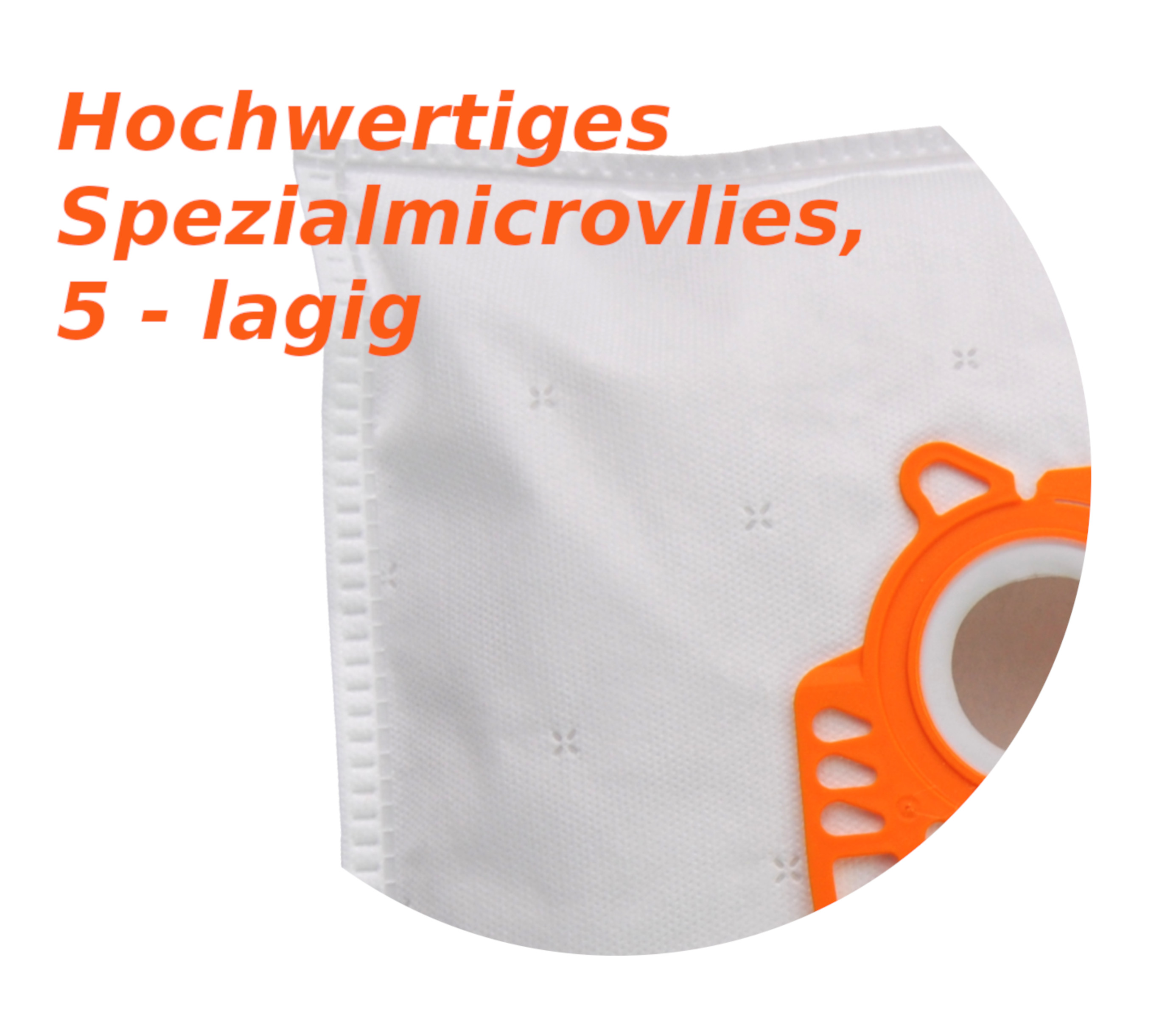 20 Staubsaugerbeutel geeignet Miele S 8 - Serie, S 8340 Ecoline, S8 Parkett